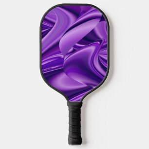 Purple Flower Rainbow Dreams Pickleball Paddle