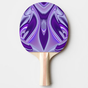 Purple Flower Rainbow Dreams Ping Pong Paddle