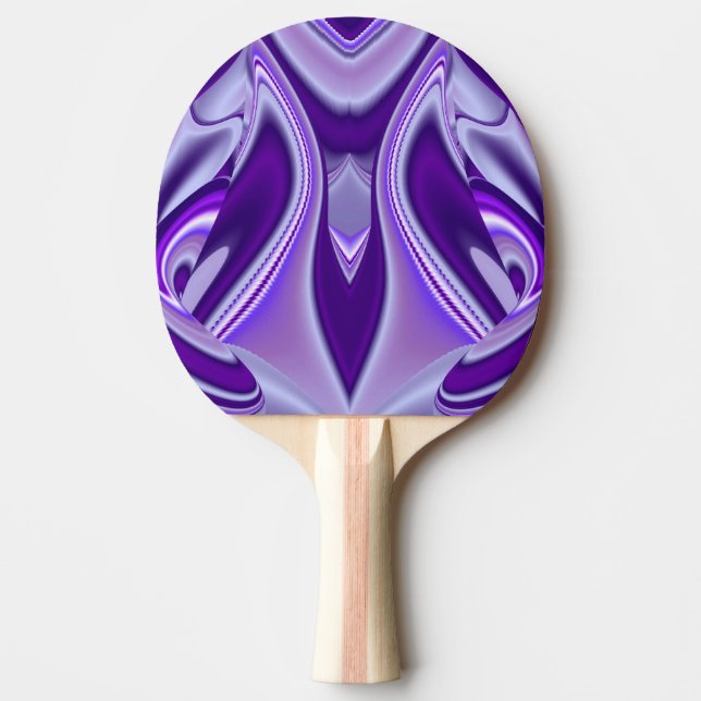 Purple Flower Rainbow Dreams Ping Pong Paddle (Front)