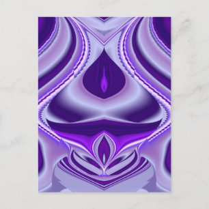 Purple Flower Rainbow Dreams Postcard