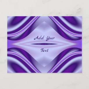 Purple Flower Rainbow Dreams Postcard