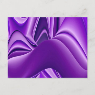 Purple Flower Rainbow Dreams Postcard
