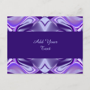 Purple Flower Rainbow Dreams Postcard