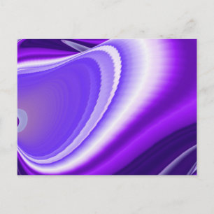 Purple Flower Rainbow Dreams Postcard