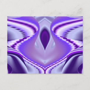 Purple Flower Rainbow Dreams Postcard