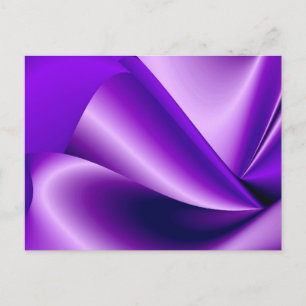 Purple Flower Rainbow Dreams Postcard