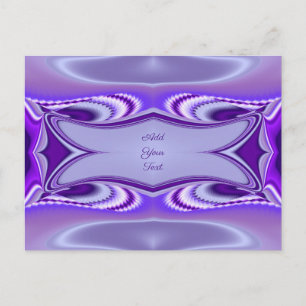 Purple Flower Rainbow Dreams Postcard