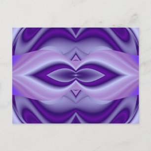 Purple Flower Rainbow Dreams Postcard