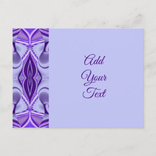 Purple Flower Rainbow Dreams Postcard