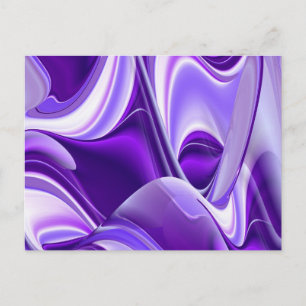 Purple Flower Rainbow Dreams Postcard
