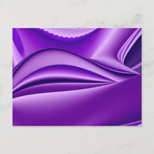 Purple Flower Rainbow Dreams Postcard