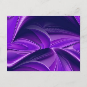 Purple Flower Rainbow Dreams Postcard