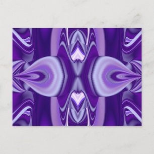 Purple Flower Rainbow Dreams Postcard