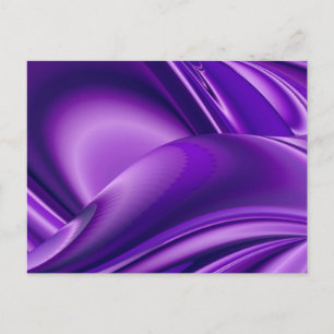 Purple Flower Rainbow Dreams Postcard
