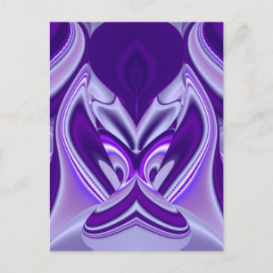 Purple Flower Rainbow Dreams Postcard