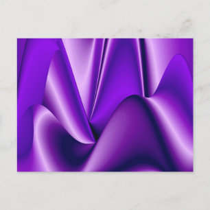 Purple Flower Rainbow Dreams Postcard