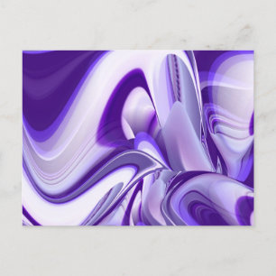 Purple Flower Rainbow Dreams Postcard