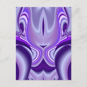 Purple Flower Rainbow Dreams Postcard