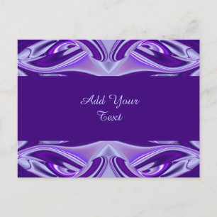 Purple Flower Rainbow Dreams Postcard