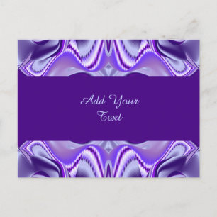 Purple Flower Rainbow Dreams Postcard