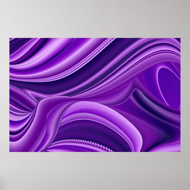 Purple Flower Rainbow Dreams Poster (Front)