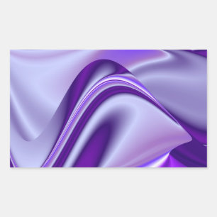 Purple Flower Rainbow Dreams Rectangular Sticker