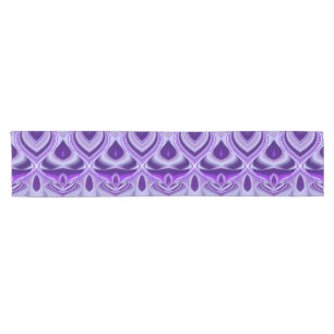 Purple Flower Rainbow Dreams Short Table Runner