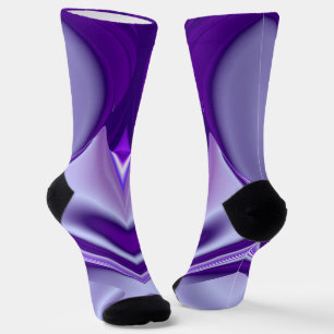 Purple Flower Rainbow Dreams Socks