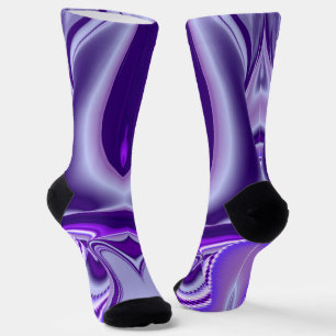 Purple Flower Rainbow Dreams Socks