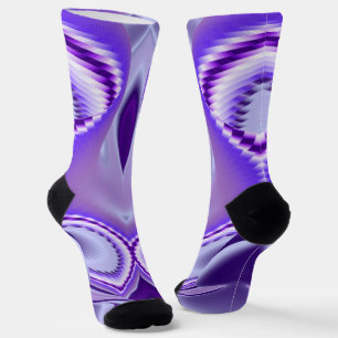 Purple Flower Rainbow Dreams Socks