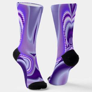Purple Flower Rainbow Dreams Socks