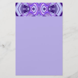 Purple Flower Rainbow Dreams Stationery