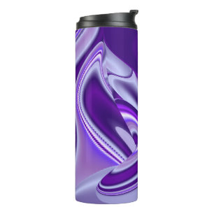 Purple Flower Rainbow Dreams Thermal Tumbler
