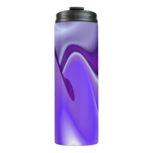 Purple Flower Rainbow Dreams Thermal Tumbler