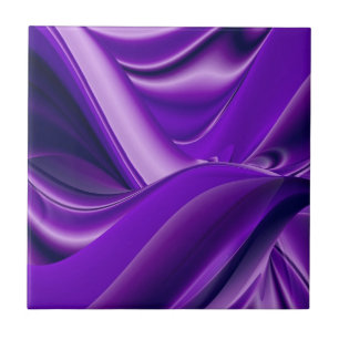 Purple Flower Rainbow Dreams Tile