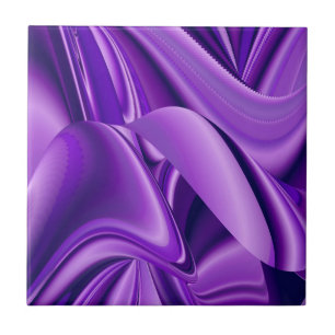 Purple Flower Rainbow Dreams Tile