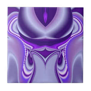 Purple Flower Rainbow Dreams Tile