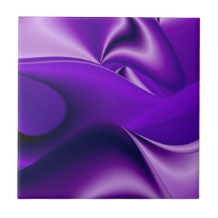 Purple Flower Rainbow Dreams Tile