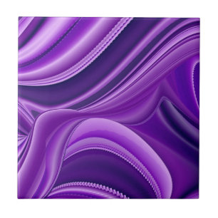 Purple Flower Rainbow Dreams Tile