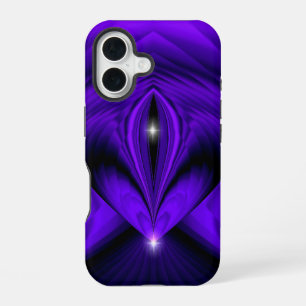 Purple Flower Rainbow Dreams Two Stars iPhone 16 Case