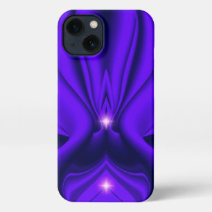 Purple Flower Rainbow Dreams Two Stars iPhone 13 Case