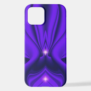 Purple Flower Rainbow Dreams Two Stars iPhone 12 Case