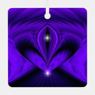 Purple Flower Rainbow Dreams , Two Stars Metal Tree Decoration