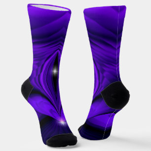 Purple Flower Rainbow Dreams , Two Stars Socks