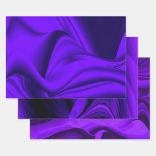 Purple Flower Rainbow Dreams Wrapping Paper Sheet