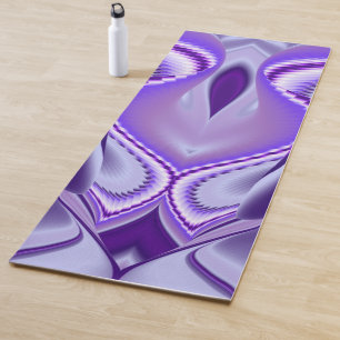 Purple Flower Rainbow Dreams Yoga Mat