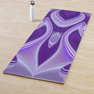 Purple Flower Rainbow Dreams Yoga Mat