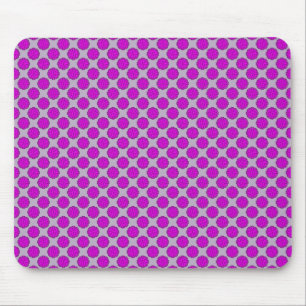 Purple Flower Ribbon by Kenneth Yoncich Mouse Mat