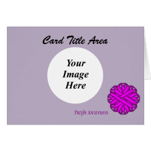 Purple Flower Ribbon Template by Kenneth Yoncich