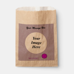 Purple Flower Ribbon Template by Kenneth Yoncich Favour Bags